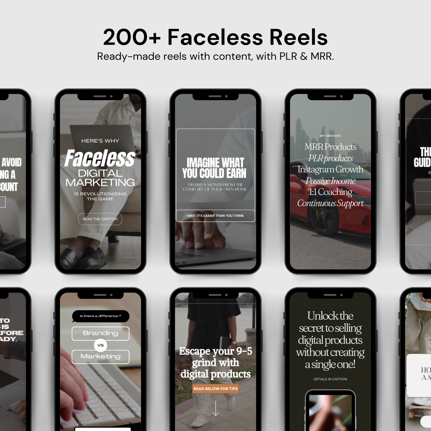 Faceless for Men - Digital Marketing Bundle