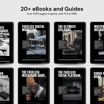 Faceless for Men - Digital Marketing Bundle
