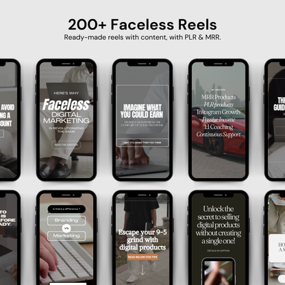 Faceless for Men - Digital Marketing Bundle